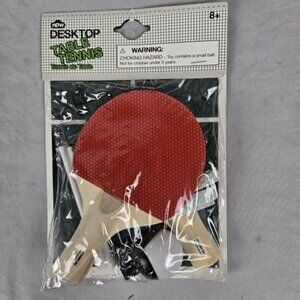 NPW Desktop Table Tennis Portable Ping Pong Paddle Tabletop Set New In Package